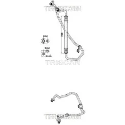 Przewód Klimatyzacji Citroen C3 Ii 09-16 - TRISCAN (901028073)