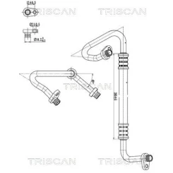 Przewód Klimatyzacji Citroen C1 Ii 14-21 - TRISCAN (901028074)