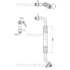 Przewód Klimatyzacji Citroen C4 1.6 04-11 - TRISCAN (901028096)