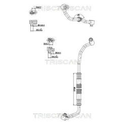 Przewód Klimatyzacji Vw Polo V 1.2Tsi 09-22 - TRISCAN (901029024)