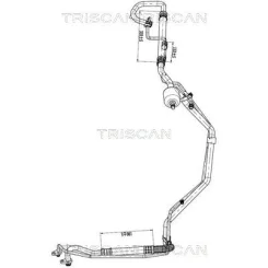 Przewód Klimatyzacji Citroen C4 2.0 04-11 - TRISCAN (901028065)