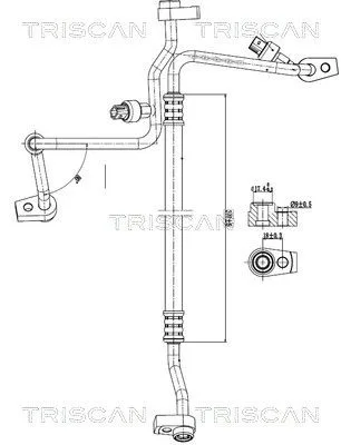 Przewód Klimatyzacji Ford Focus Iv 1.0 18- - TRISCAN (901016020)