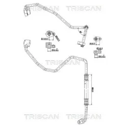 Przewód Klimatyzacji Citroen Jumper Ii 06- - TRISCAN (901028056)