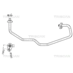 Przewód Klimatyzacji Peugeot 206 07- - TRISCAN (901028092)