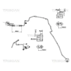 Przewód Klimatyzacji Vw Caddy 04-10 - TRISCAN (901029015)