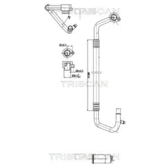 Przewód Klimatyzacji Audi A4,A5 2.0Tdi 08-17 - TRISCAN (901029022)