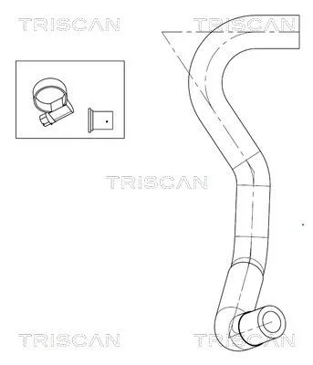 Przewód Wspomagania Bmw 3 (E46) 1,6-2,0 01- - TRISCAN (851611023)