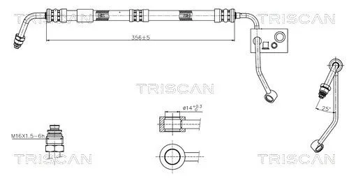 Przewód Wspomagania Bmw 3 (E36) 90-03 - TRISCAN (851611033)