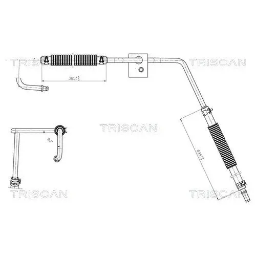 Przewód Wspomagania Ford Fiesta V/Fusion - TRISCAN (851616035)