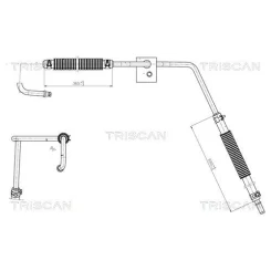Przewód Wspomagania Ford Fiesta V/Fusion - TRISCAN (851616035)