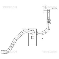 Przewód Wspomagania Bmw E39 95-03 - TRISCAN (851611002)