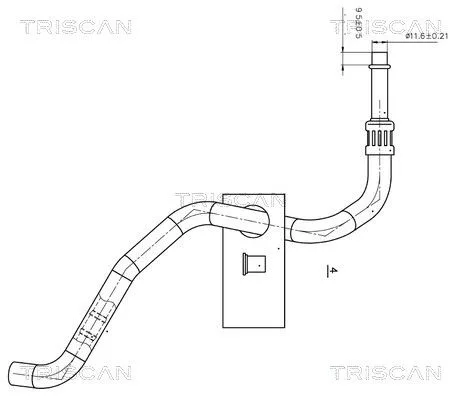 Przewód Wspomagania Bmw E39 95-03 - TRISCAN (851611002)