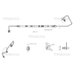 Przewód Wspomagania Ford Fiesta V 01-14 - TRISCAN (851616010)