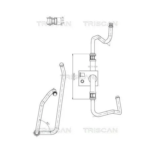 Przewód Wspomagania Peugeot 206 98-09 - TRISCAN (851628013)
