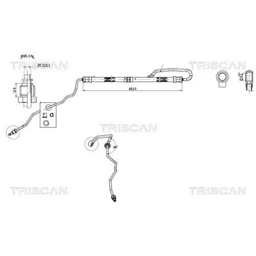 Przewód Wspomagania Skoda Fabia 00-10 - TRISCAN (851629024)