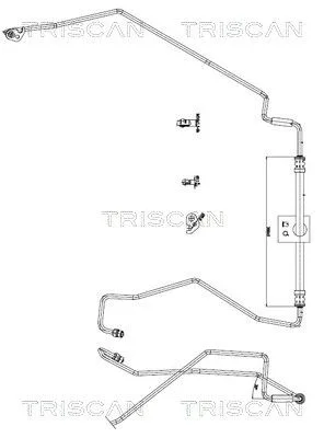 Przewód Wspomagania Ford Transit 00-06 - TRISCAN (851616046)
