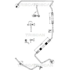 Przewód Wspomagania Peugeot 206 01- - TRISCAN (851628010)