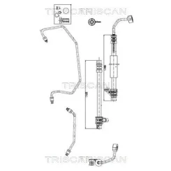 Przewód Wspomagania Hyundai Matrix 1,6 01-10 - TRISCAN (851643001)