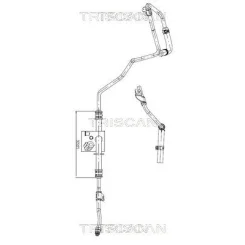 Przewód Wspomagania Hyundai Getz 02-05 - TRISCAN (851643003)