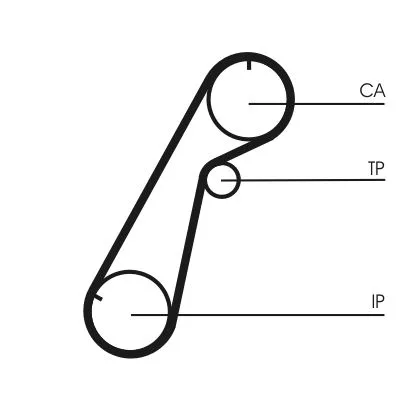 Fogasszíj - CONTINENTAL CTAM (CT1020)