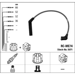 Gyújtókábel Készlet - NGK (RC-ME74)