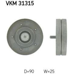 Szíjtárcsa/Vezetőgörgő, Hosszbordás Szíj - SKF (VKM31315)