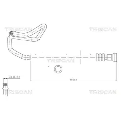 Przewód Wspomagania Ford Focus I 98-09 - TRISCAN (851616024)