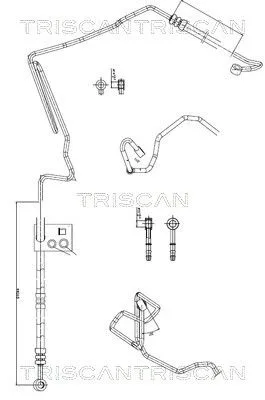 Przewód Wspomagania Vw Bora/Octavia 1,6/1,9Sdi - TRISCAN (851629006)