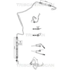 Przewód Wspomagania Vw Bora/Golf Iv/Octavia I/Leon/Toledo 96- - TRISCAN (851629009)