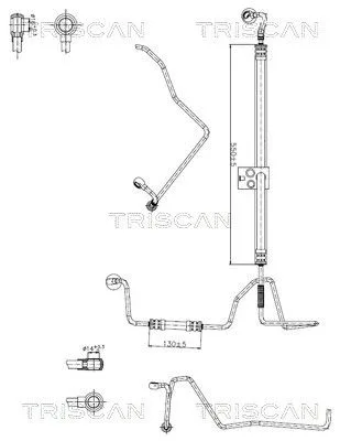 Przewód Wspomagania Vw Lupo/Polo/Arosa - TRISCAN (851629049)