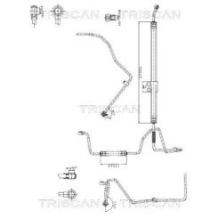 Przewód Wspomagania Vw Lupo/Polo, Seat Arosa 1,0 96- - TRISCAN (851629070)