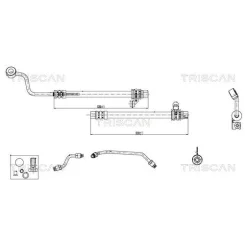 Przewód Wspomagania Hyundai Getz 1,6 02-09 - TRISCAN (851643004)