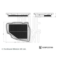 Filtr Powietrza Bmw 5 07.23- - BLUE PRINT (ADBP220186)