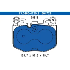 Klocki Ham. Bmw P. 5/7 3,0 22- - ATE (13.0460-4729.2)