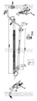 Przewód Wspomagania Bmw X3 (E83) 2,5/3,0I 04-06 - TRISCAN (851611041)