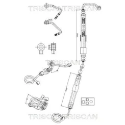 Przewód Wspomagania Audi A6 C6 04-11 - TRISCAN (851629065)