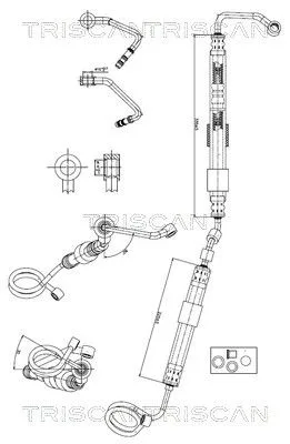 Przewód Wspomagania Audi A6 C6 04-11 - TRISCAN (851629065)