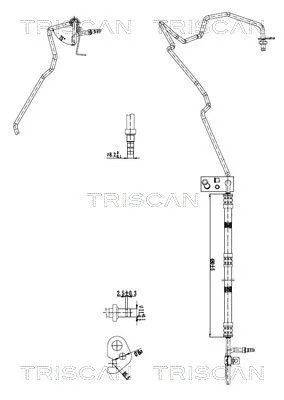 Przewód Wspomagania Ford Transit Custom 12-23 - TRISCAN (851616052)