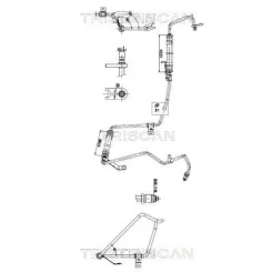 Przewód Wspomagania Renault Trafic Ii 01- - TRISCAN (851625008)
