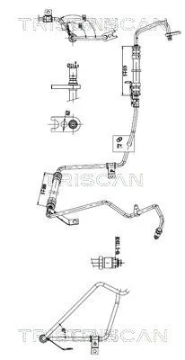 Przewód Wspomagania Renault Trafic Ii 01- - TRISCAN (851625008)