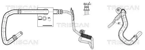 Przewód Wspomagania Audi A4 (B8) 2,0-3,2 08- - TRISCAN (851629092)