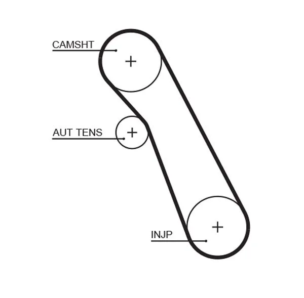 Fogasszíj - GATES (GAT5541XS)