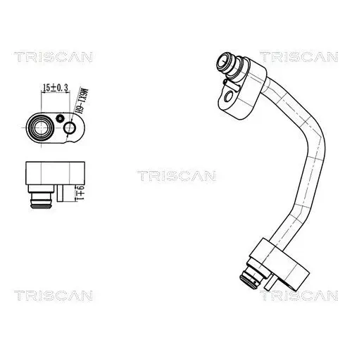 Przewód Klimatyzacji Mercedes-Benz, Vw - TRISCAN (901010018)
