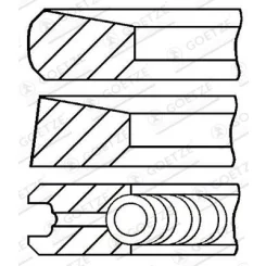 PierCienie Tłokowe Mitsubishi Pajero 00- - GOETZE ENGINE (08-287100-00)