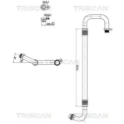 Przewód Klimatyzacji Opel, Toyota - TRISCAN (901010046)