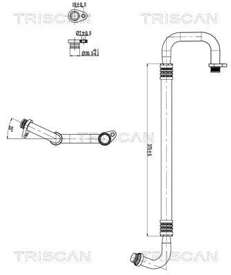 Przewód Klimatyzacji Opel, Toyota - TRISCAN (901010046)