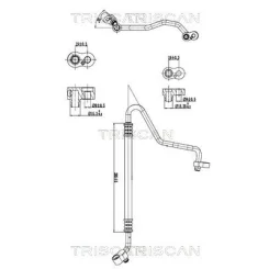 Przewód Klimatyzacji Bmw - TRISCAN (901011022)