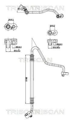 Przewód Klimatyzacji Bmw - TRISCAN (901011022)
