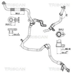 Przewód Klimatyzacji Nissan, Opel, Renault - TRISCAN (901014007)