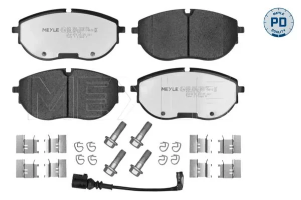Fékbetétkészlet, Tárcsafék Vw P. California/Multivan/T6 2,0 Tdi 20-24 - MEYLE (0252627020/PD)